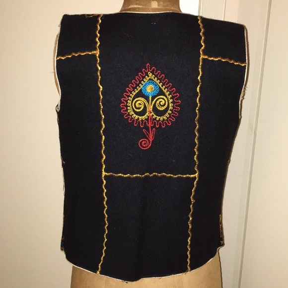 Vintage 1970’s Turkish Hand Embroidered Soutache Vest - Picture 15 of 16